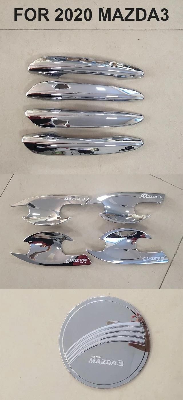 3m ABS Plastic Oil Gas Tank Cover Door Handle Sticker Cover Bowl for 2020 Mazda 3