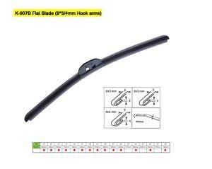 Flat Rear Wiper Blade (9*3/4mm Hook arm)