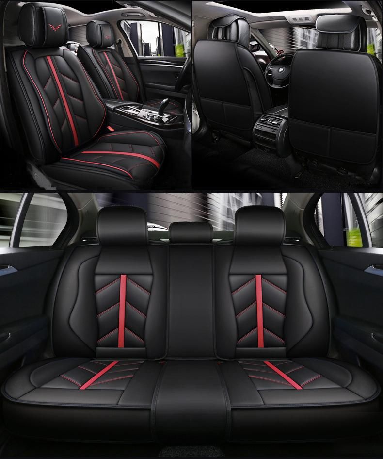 Sports Style Luxury Car Seat Covers Full Set Universal Waterproof