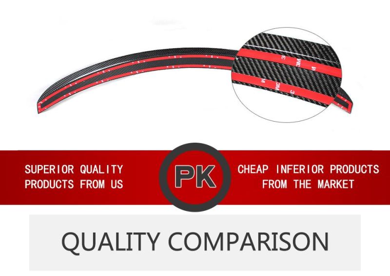 Carbon Racing Wing Spoiler for Tesla Model S P85 90d P100 2012-2019