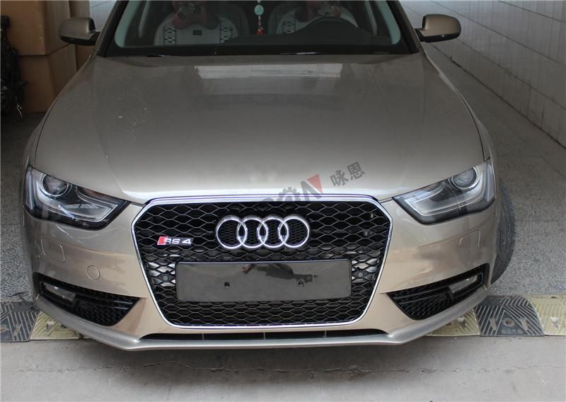 Replacement RS4 Style Honeycomb Front Bumper Mesh Grille for Audi A4 B8 2013-2016