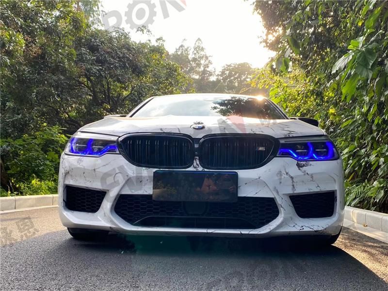 M5 Style Body Kit with Front and Rear Bumper Grille Side Skirts Rear Diffuser for BMW 5 Series G30 2018-2020