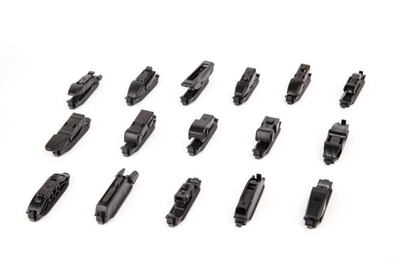 Multifuctional Flat Windshield Soft Wiper Blade Multi Fit Adapter