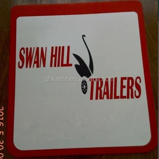 Custom PVC Rubber Mudflaps with Printed Logo