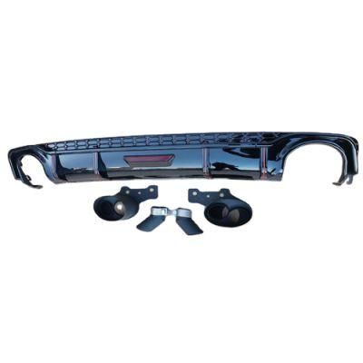 Car Accessory Auto Car Plastic Bumpers Rear Lip Muffler Tip for for Original RS7 2019 2020 2021