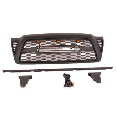 Offroad Part Refit Grille Black ABS Plastic Fit for 2005-2011 Toyota Tacoma