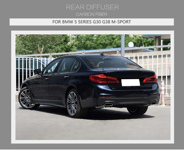 Carbon Fiber G30 Car Bumper Diffuser for BMW G31 G38 M Sport 2018-2019