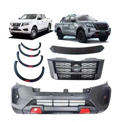 Nissan Navara Np300 2016 2017 2018 2019 to 2021 Front Bumper with Grille and Fender Flare