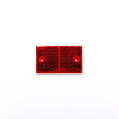 Red Auto Truck Trailer Reflex Reflector