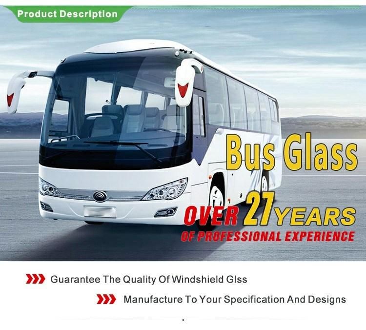Automobile Glass & Windshield Side Glass for Bus 5403-58496 Tempered Window Glass