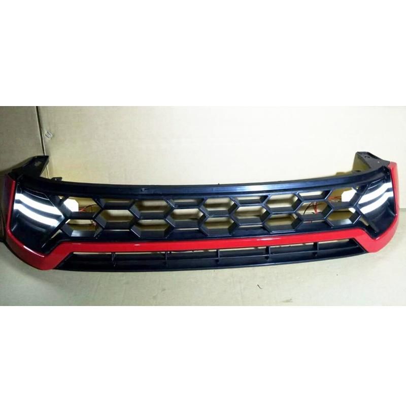 ABS with LED Light Car Front Grille for Toyota Hilux Revo