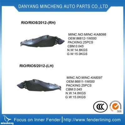 86812-25500 Accent Verna Fender Liner