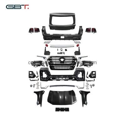Gbt New Style Facelift Car Accessories Front Bumper Modificados Front Lip Spoiler Upgrade Body Kit for Toyota Land Cruiser 200
