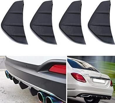 Universal ABS Rear Bumper Lip Spoiler Deflector Rear Lip Side Skirts Spoiler Diffuser