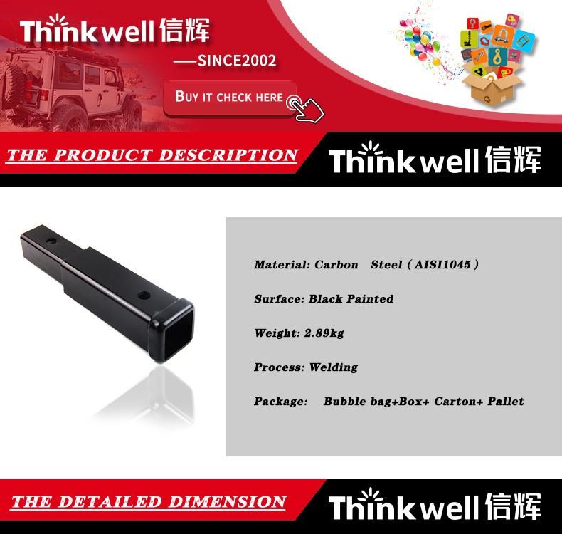 Trailer Hitch Extension Receiver Tube Extenders