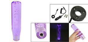 7.8&quot; Angular Gear Shift Knob with Purple LED Bubble