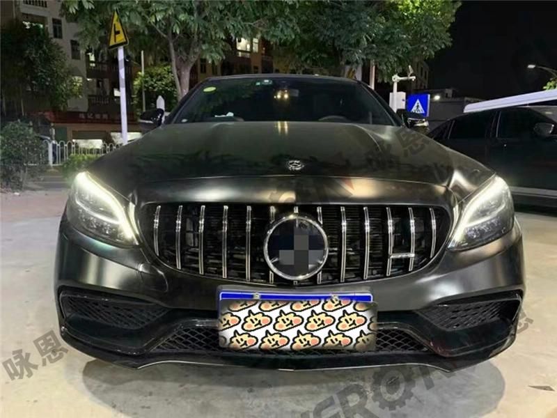 Gt Style Front Bumper Grille for Mercedes Benz C Class W205 2019