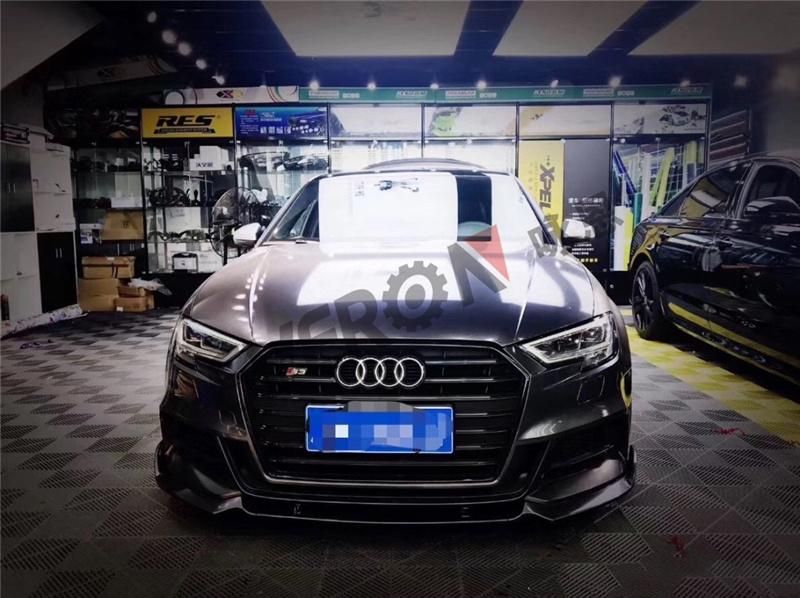 S3 Style Facelift Racing Front Bumper Grille for Audi A3 2017