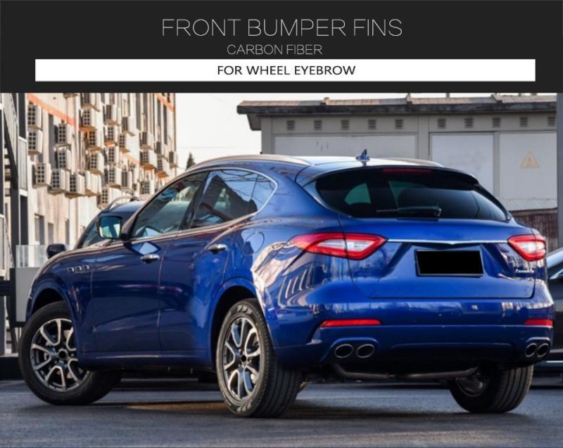 Carbon Fiber Car Wheel Arch Trims Fender Flares for Maserati Levante 2016-2018
