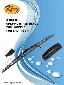 650mm Truck Wiper Blade with Water Hose &amp; Spray, Replaceable to 5001834409, Tir65n/728828, for Renault, Volvo etc.
