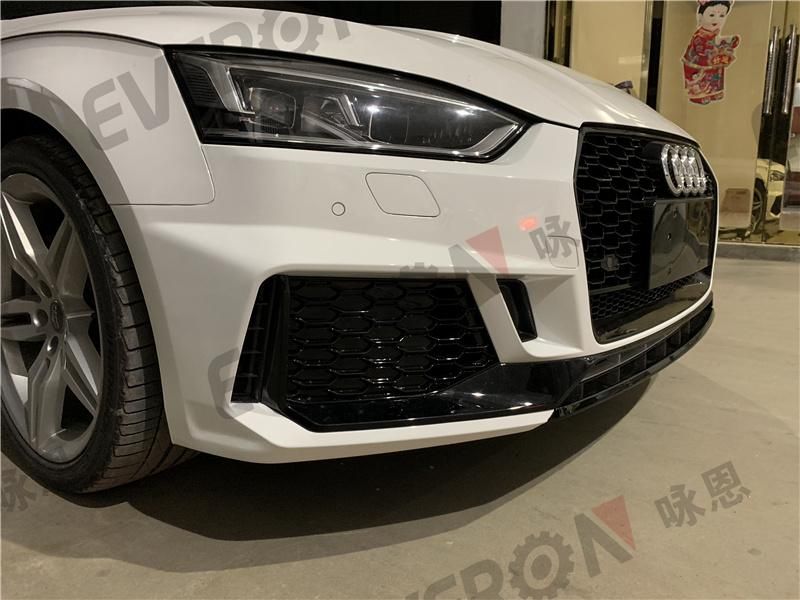 Auto Body Kit RS5 Style Front Bumper Assy with Grill for Audi A5 2017-2020