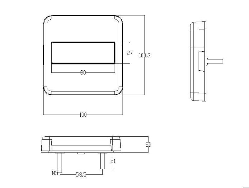 New Design LED Reflector Trailer Light