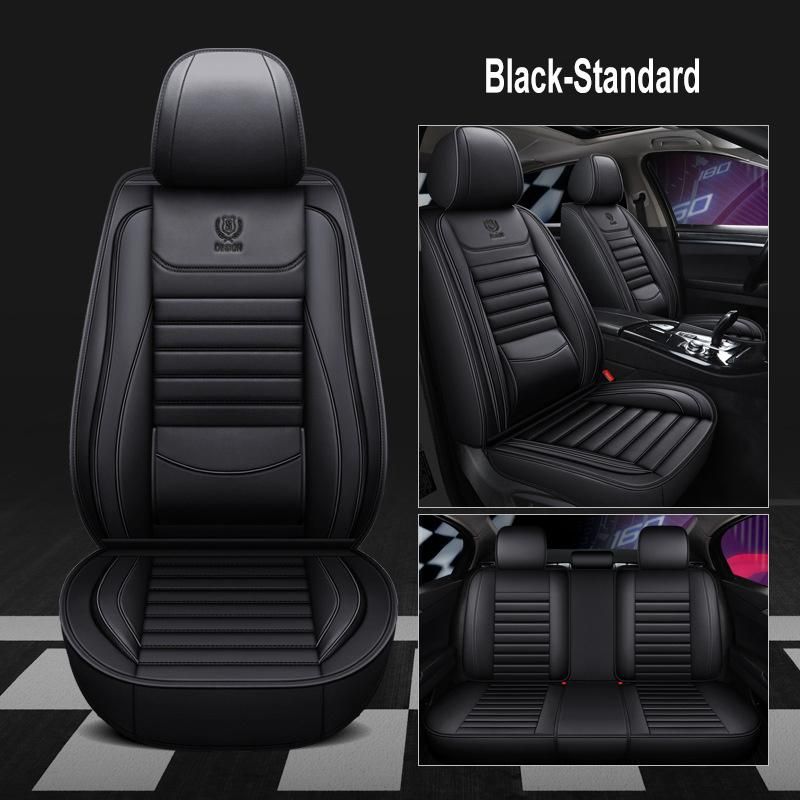 Car Seat Covers With Built-in Lumbar Cushion Waterproof Leather
