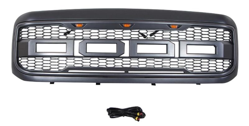 Painted Red Front Bumper Grille Ford F250 350 2012 2013 2014 2015 2016 Raptor Style