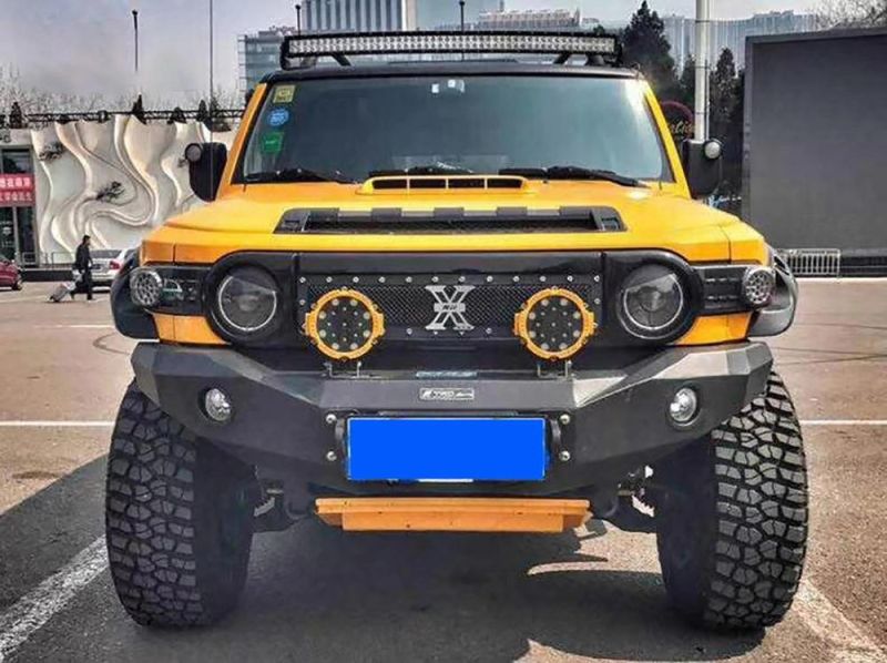 Iron Material for Toyota Fj Cruiser Bull Bar with Front Bumper Rear Bumper Side Step Roof Rack