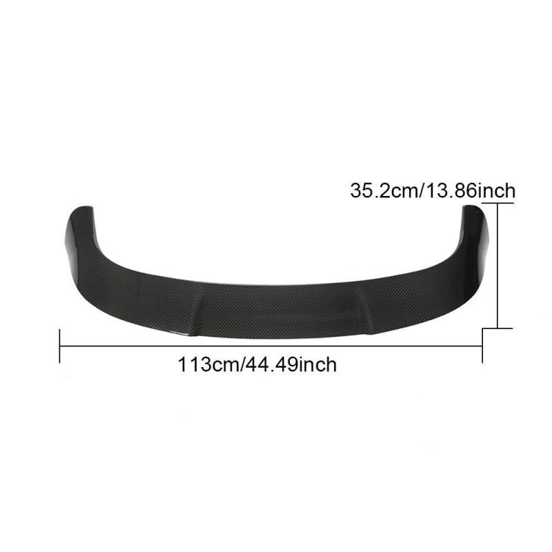 Dry Carbon Fiber Rear Roof Spoiler for Audi RS4 B9 Avant 2020-2021