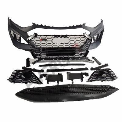New Body Kit Front Bumper with Grill for Audi A4 S4 Upgrade to 2021 RS4 Style