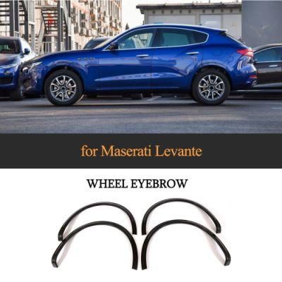 Carbon Fiber Car Wheel Arch Trims Fender Flares for Maserati Levante 2016-2018