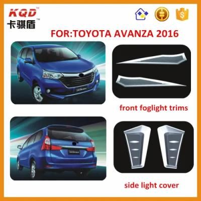 Car Exterior Accessories Fog Lamp Trims for Toyota Avanza Parts