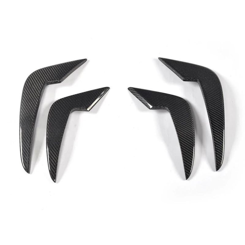 Carbon Fiber Front Bumper Fins for BMW F87 M2 2016-2017