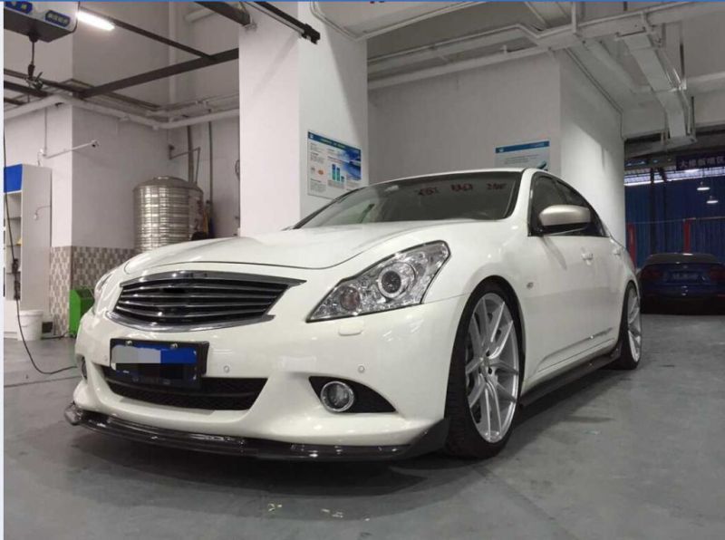 Carbon Fiber Front Bumper Spoiler Lip for Infiniti G37 2009-2013