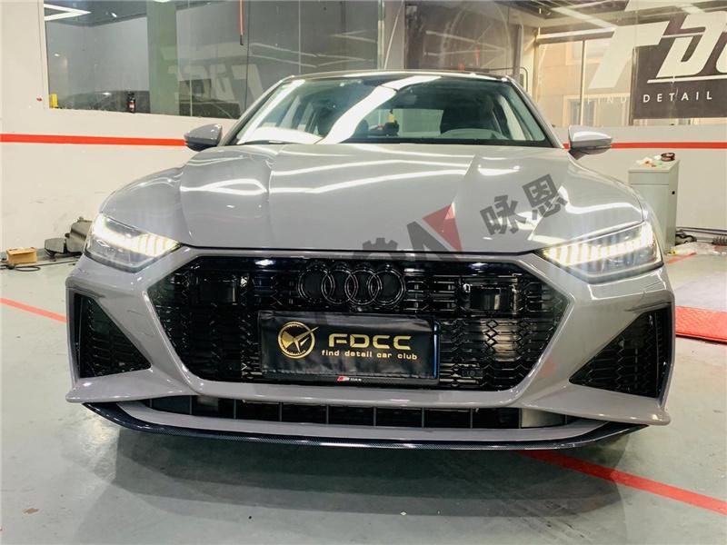 Carbon Fiber RS7 Style Front Bumper Assy Body Kit for Audi A7 2019-2021