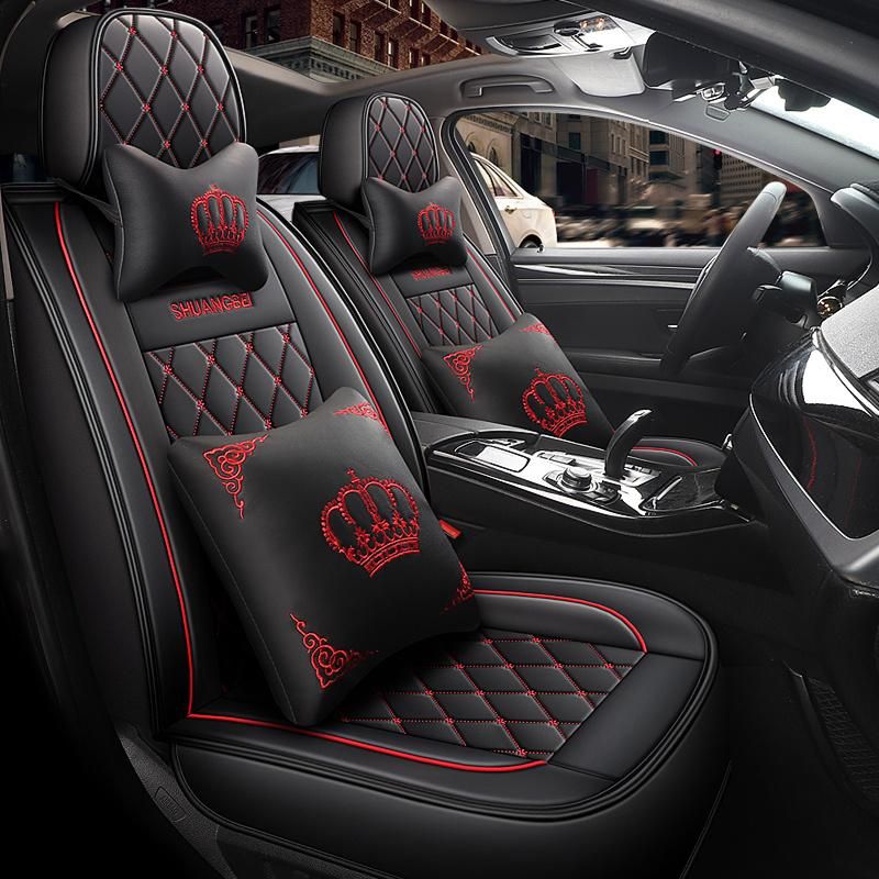 Universal Car Seat Covers With Neck Pillows Abd Waist Cushions