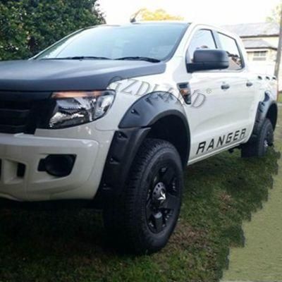 Wide Bolt Type Fender Flare Suit Ford Ranger T6 Px Wildtrak Pocket Style Wheel Arches