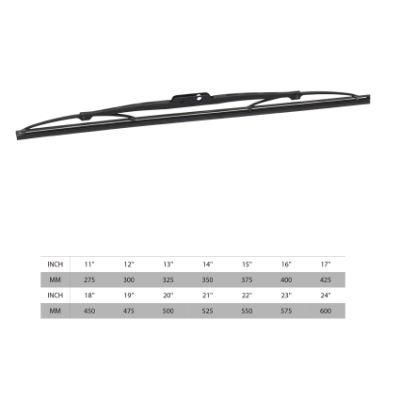 Top Quality Frame High Carbon Steel Metal Screw Type Wiper Blade