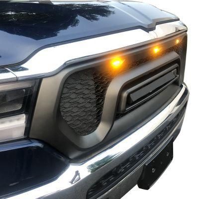 for Dodge RAM 1500 2019 Car Front Bumper Grille with Light