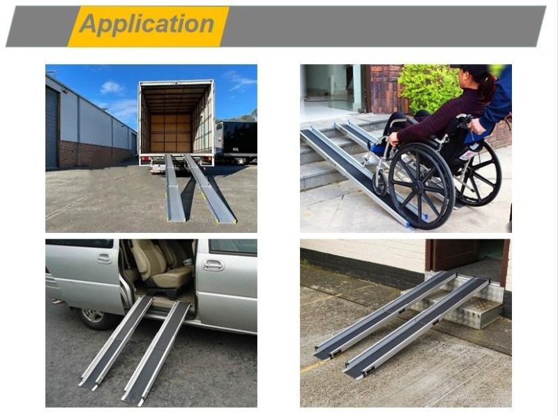 Temporary Fold up Aluminum Platforms Ramps