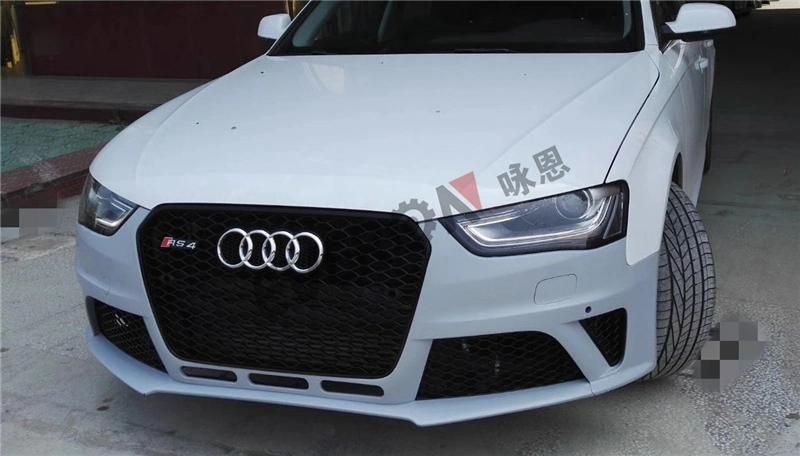 RS4 Body Kits Front Bumper with Grille for Audi A4 2013-2016
