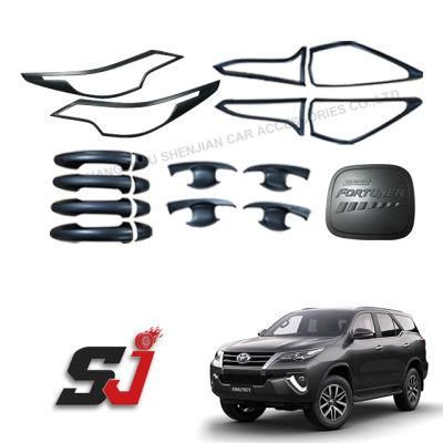 Hot Sale Auto Parts Body Kits Car OEM Chrome Black Kits Suitable Fortuner 2016 Accessories