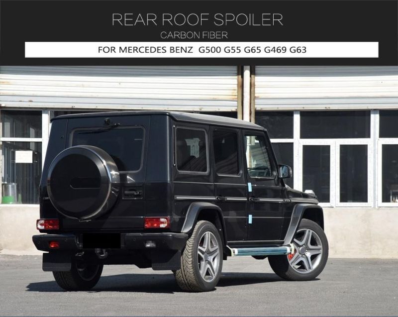Carbon Fiber Rear Roof Spoiler for Mercedes Benz G-Class W463 G500 G550 G63 G65 Amg 04-17