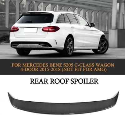 Carbon Fiber Roof Spoiler for Mercedes Benz S205 C-Class Wagon 4-Door 15-18