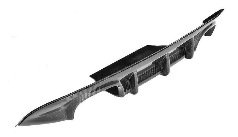 Carbon Fiber Rear Bumper Diffuser Spoiler Lip Kit Fit for Jaguar Xe Sedan 15-17