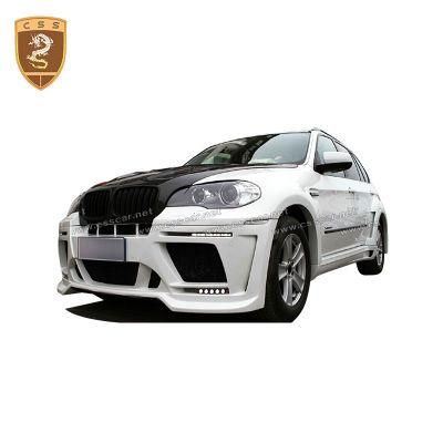 Tuning Parts Fiberglass Front Bumper Fenders Car Body Kit for Bnw X5 E70 for Hamann Style