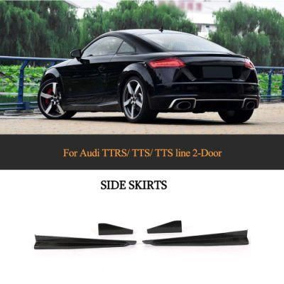 Carbon Fiber Ttrs Side Skirts Extensions for Audi Ttrs Tts MK3 8s 2015-2018