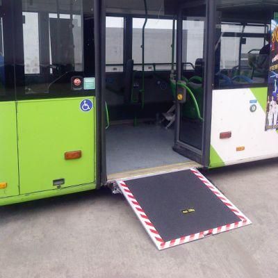 Ce Certified Wheelchair Loading Ramp for Bus with Loading 350kg