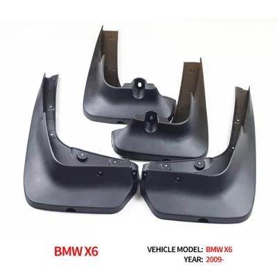 Auto Parts Mudguard for Car Splash Guards Front Rear Mud Flaps Set 4PCS Fender for BMW X6 2009-2018